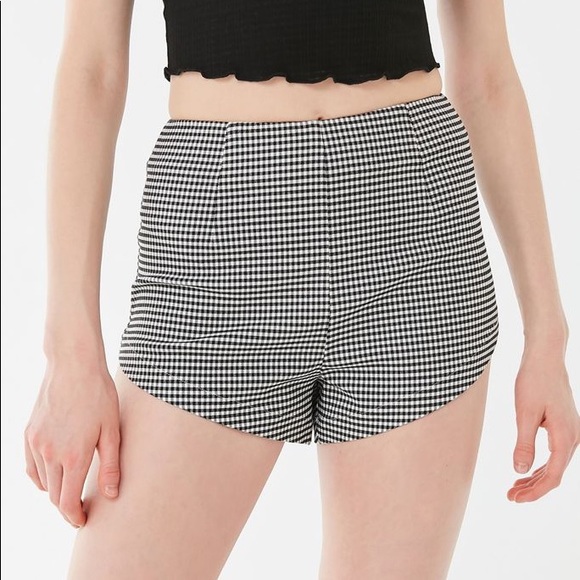 NWT UO High Waisted Retro Pinup Gingham Shorts - Picture 3 of 4